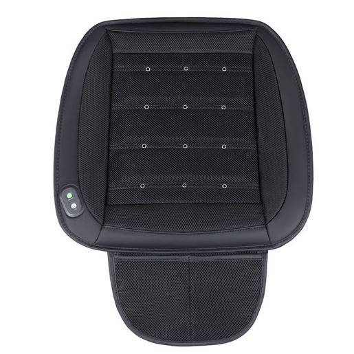 图片 Color: Black, power: 24V - Cool And Breathable Summer Ventilation Small Square Cushion