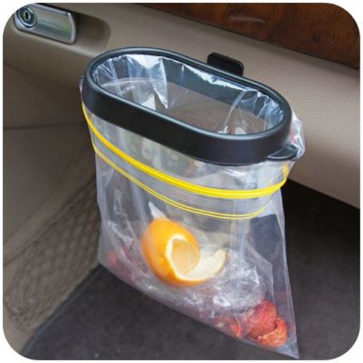 Picture of Car Trash Can Trash Bag  Hanging Frame, Storage Bin Storage Box Car Trash Frame