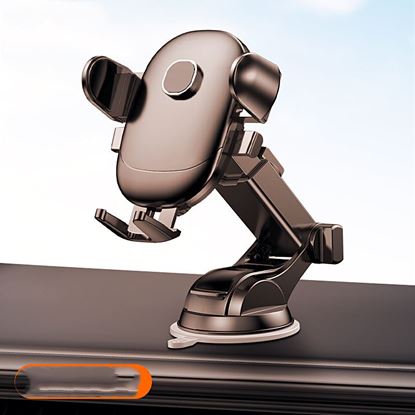 Picture of Color: 1 color - Mobile Phone Bracket For Automobile Sucker Type Universal Navigation Driving Support Clip