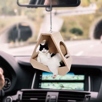 图片 Car Kitty Balloon Pendant Colorful