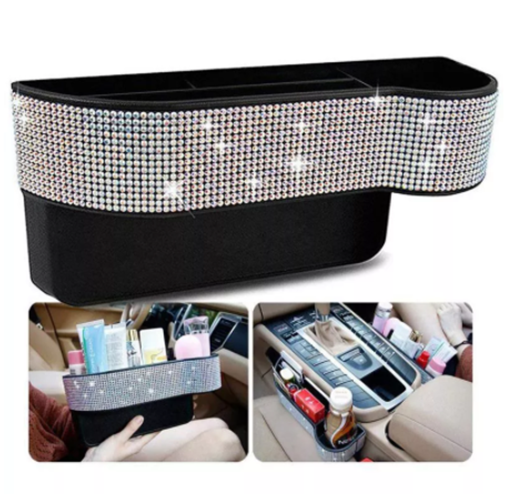 Picture of Car Accessories Diamond-studded Seat Storage Box