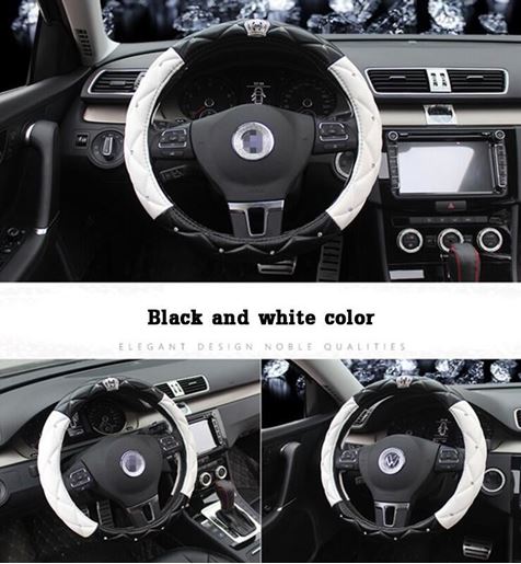 图片 Car Steering Wheel Cover DAD Crown Diamond