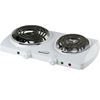 Picture of Brentwood Electric 1500W Double Burner Spiral White