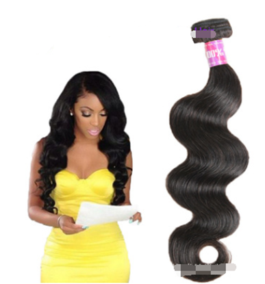 Picture of Size: 16Inch - Body wave Xuchang wig, European and American fast selling, India hair manufacturers direct sales