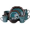 Picture of Elamaâ€™s Mystic Waves 16 Piece Dinnerware Set