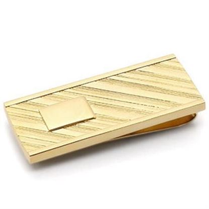 Picture of LO875 - Brass Money clip Gold Men No Stone No Stone