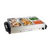 Picture of MegaChef Buffet Server & Food Warmer With 4 Removable Sectional Trays , Heated Warming Tray and Removable Tray Frame