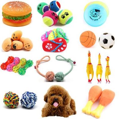 Picture of Color: Dog face - Pet dog toy ball