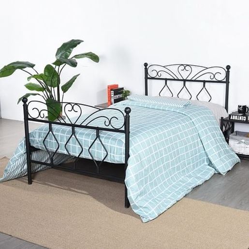 Picture of Color: Black Bedstead WO TW BK