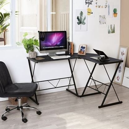 Picture of Color: BLACK Computer Desk LONG 246T