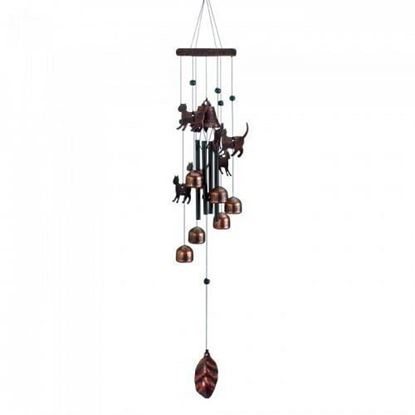 Picture of 26" Bronze Cats Wind Chimes