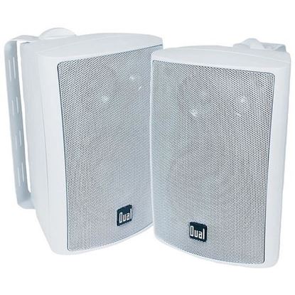 Picture of Dual 4" 3-way Indoor And Outdoor Speakers (white) (pack of 1 Ea)