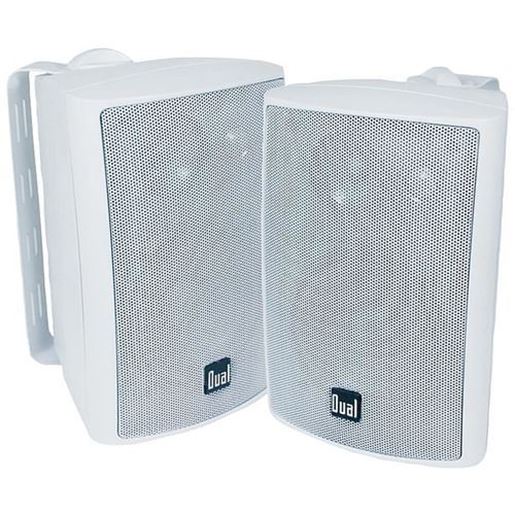 Picture of Dual 4" 3-way Indoor And Outdoor Speakers (white) (pack of 1 Ea)