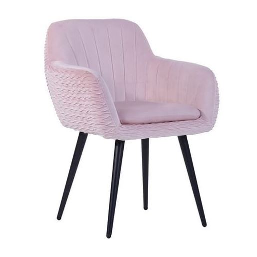 Picture of Color: BLUSH Dining Chair VELVET BLUSH