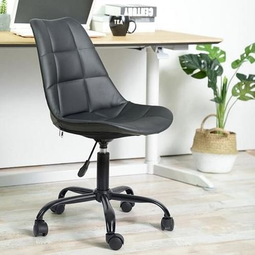 Picture of Color: BLACK Office Chairs PU BLACK RF