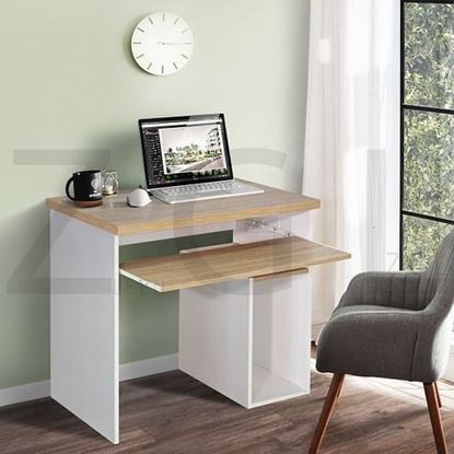 Picture of Color: oak Computer Desk OAK WHITE