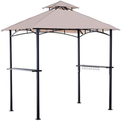 Picture of Color: Champagne Patio Canopy Shelter for Outdoor BBQ , Water Resistance Tent