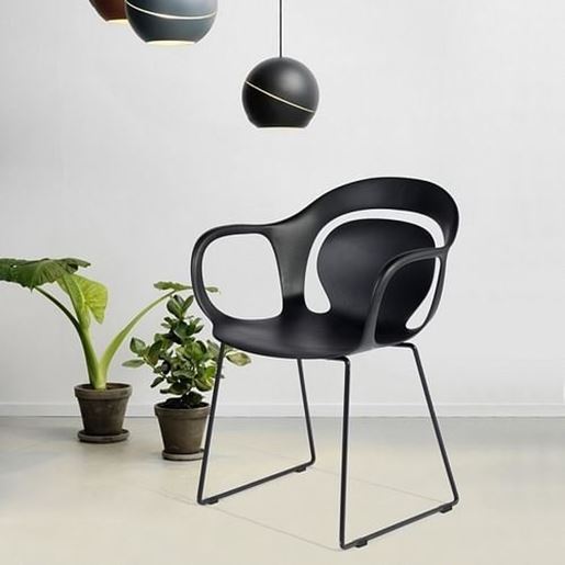 Picture of Color: BLACK Dining Chair BK 2PCS LMKZ