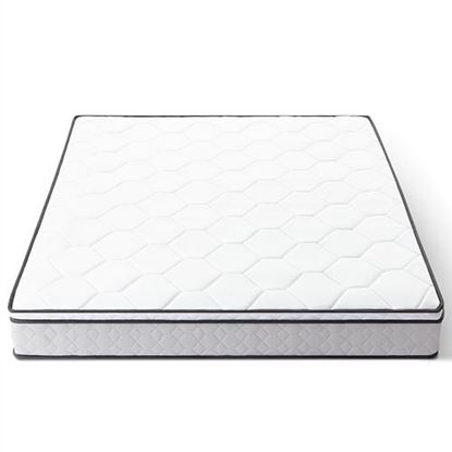 Picture of Twin size 8-inch Plush Memory Foam Innerspring Hybrid Mattress