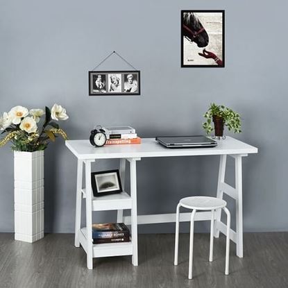 Picture of Color: White WHITE Computer Desk