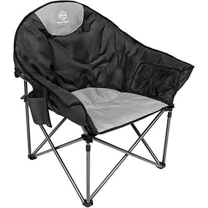 Picture of Color: Black Outdoor Camping Chair Folding Chair Black