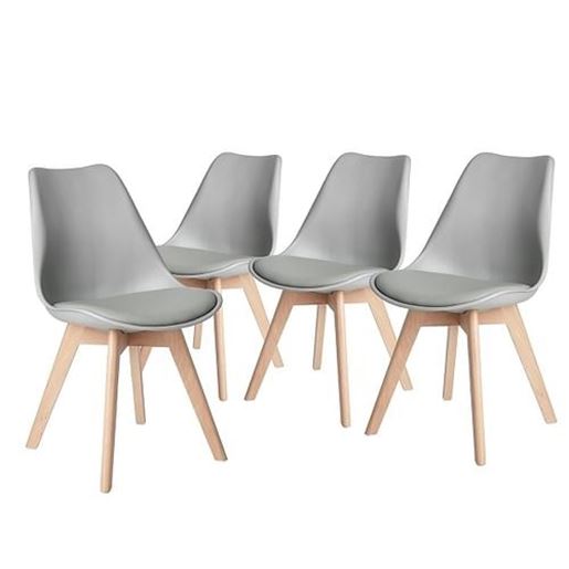 Picture of Color: GREY Dining Chair GREY 4PCS YC