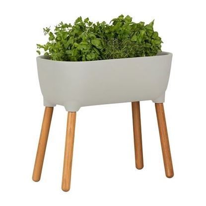 Picture of Grey Scandinavian Elevated Raised Smart Drainage Planter Bed