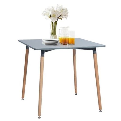 Picture of Color: GREY Dining Table SQUARE LEG 110 GREY A