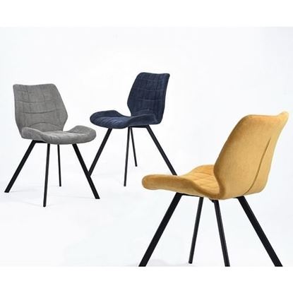 Picture of Color: GREY  ,SIZE: B Dining Chair DBLUE