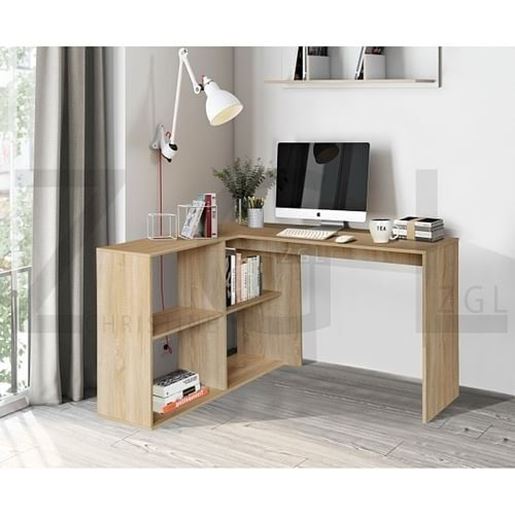 Picture of Color: oak Computer Desk