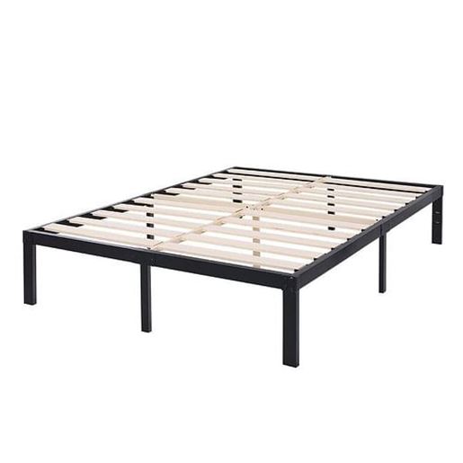 Picture of Full Heavy Duty Metal Platform Bed Frame with Wood Slats 3,500 lbs Weight Limit