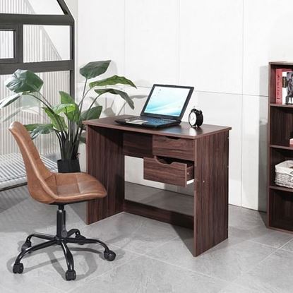 Picture of Color: WALNUT Computer Desk WALNUT