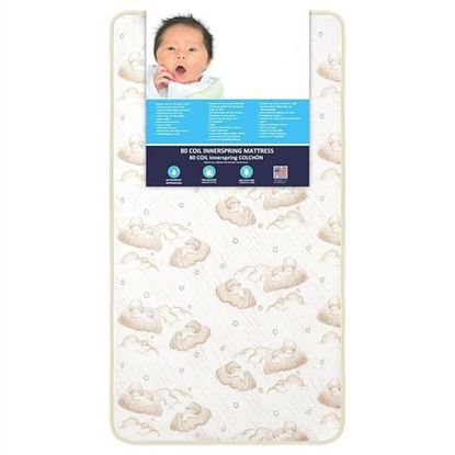 Picture of 5 Inch Plush Coil Innerspring Waterproof Crib Mattress Made In USA