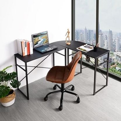 Picture of Color: BLACK Computer Desk BLACK B