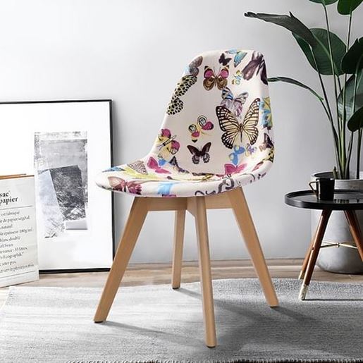 Picture of Color: BUTTERFLY Dining Chair BROWN