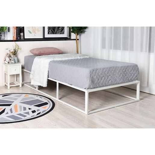 Picture of Color: WHITE 1M METAL BED WHITE