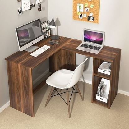 Picture of Color: brown Computer Desk