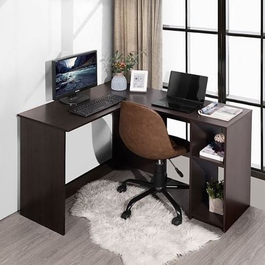 Picture of Color: Dark brown Computer Desk