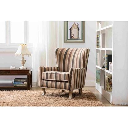 Picture of Color: Brown 30 Wide Wingback Chair for Living Room Home Office