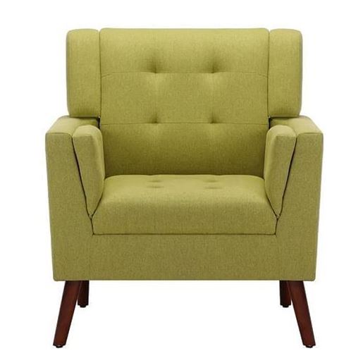 Picture of Color: Yellow 32'' Wide Tufted Armchair