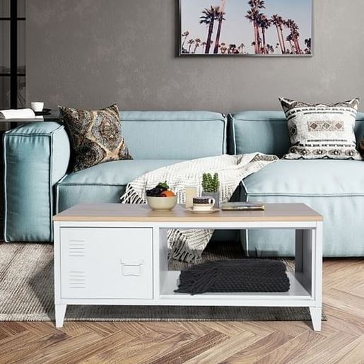 Picture of Color: WHITE COFFEE TABLE BLACK