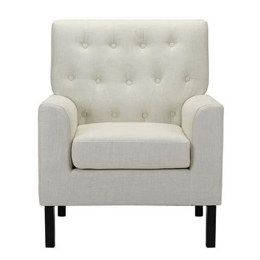 Picture of Color: Cream  30'' Wide Tufted Armchair