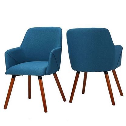 Picture of Color: Blue  Tufted Upholstered Side Chair