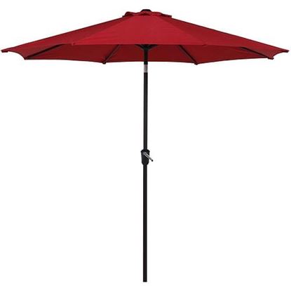 Foto de Color: Red  SR Patio Outdoor Market Umbrella with Aluminum Auto Tilt and Crank