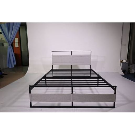 Picture of Size: Queen  Metal Platform Bed with Storage V1