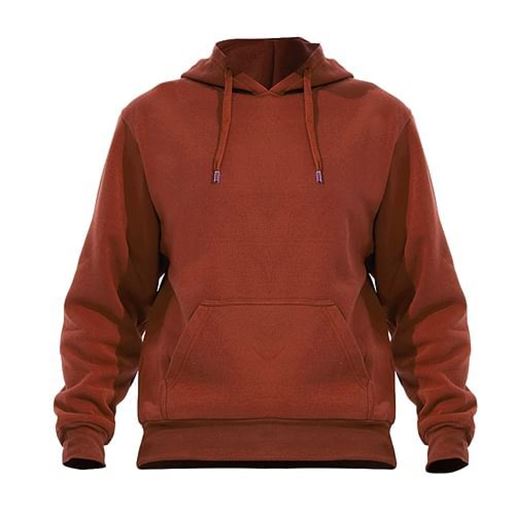 Picture of . Case of [24] Men's Pullover Hoodies- Rust, S-3X .