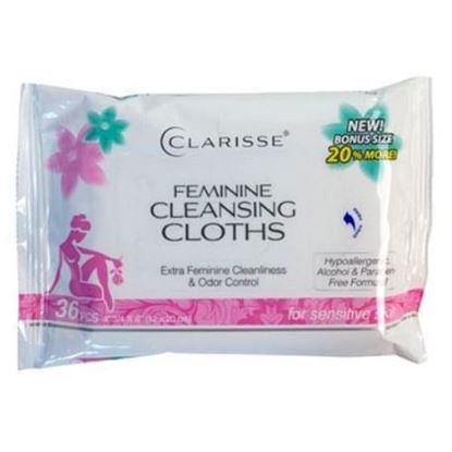 Picture of . Case of [24] Feminine Cleansing Cloths 36-Count .