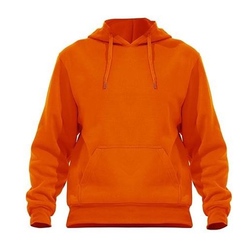 Picture of . Case of [24] Men's Pullover Hoodies - Safety Orange, 5X .