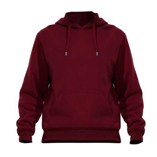 Picture of . Case of [24] Men's Pullover Hoodie - 5X, Wine .