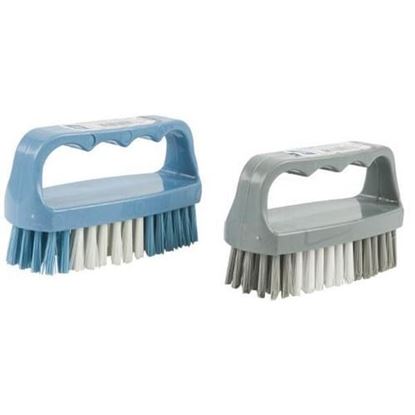 Picture of . Case of [144] Plastic Scrub Brush, Assorted Colors .